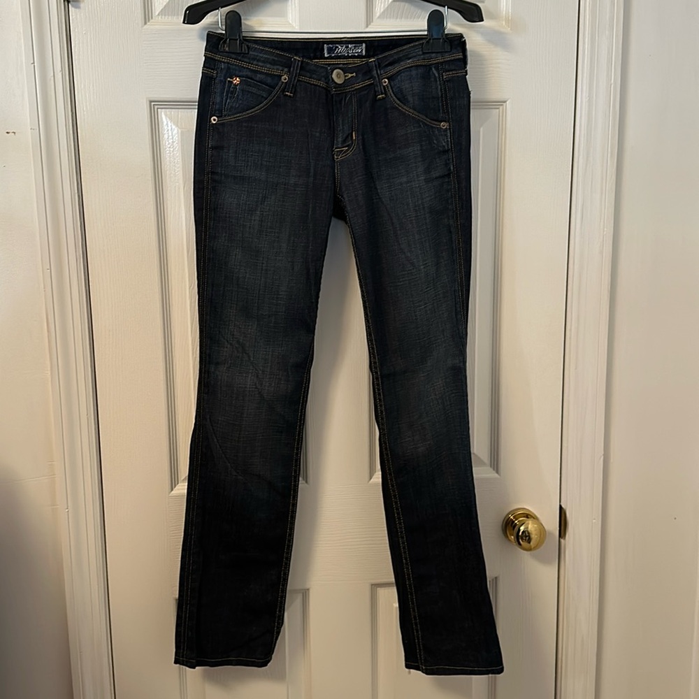 HudsonJeans Sz 27, 15”across waist,8” rise,31”inseam